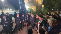 هرتسوغ يُشارك في احتفالات عيد الميلاد بيافا 